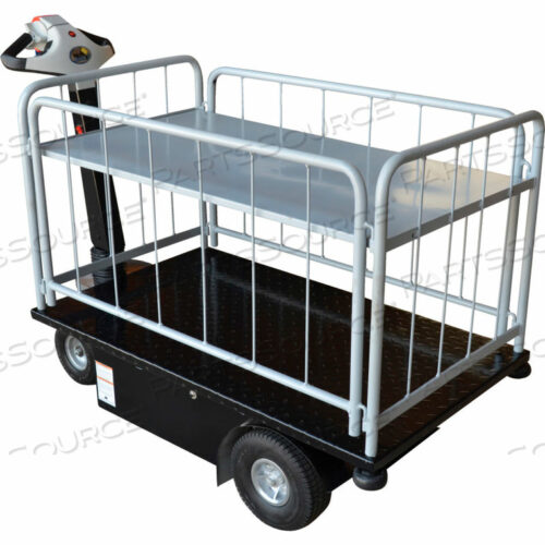 2-х полочная тяговая платформа с аккумуляторным приводом, грузоподъемностью 500 фунтов.