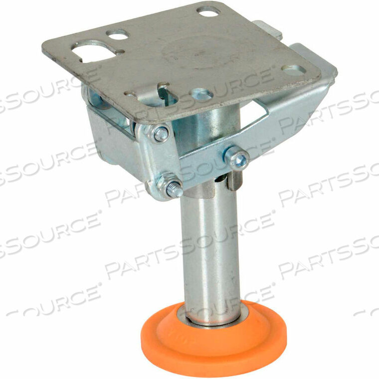 OEM#: FL-LKL-5НАПОЛЬНЫЙ ЗАМОК С ПОЛИУРЕТАНОВОЙ ПОДСТАВКОЙ ДЛЯ 5 РОЛИКОВ от Vestil Manufacturing Corp.
