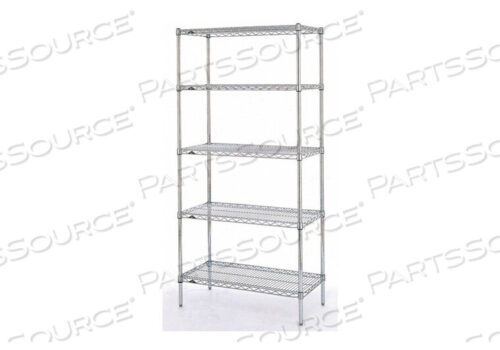 OEM#: L48N-4C-1PKLEDGE 4X48 ХРОМИРОВАННЫЙ от Intermetro Industries (Emerson)