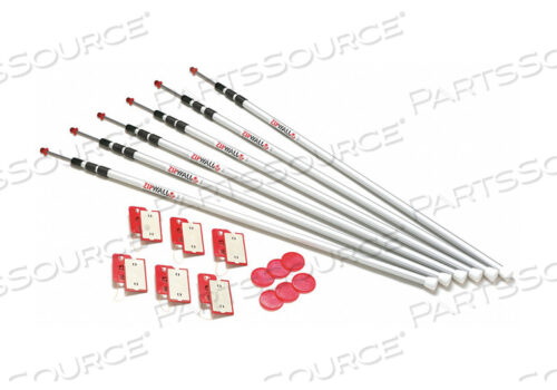 OEM#: SLP6 ПЫЛЕЗАЩИТНАЯ СИСТЕМА УПАКОВКА ИЗ (6) 12-ФУТОВЫХ СТОЕК от ZipWall