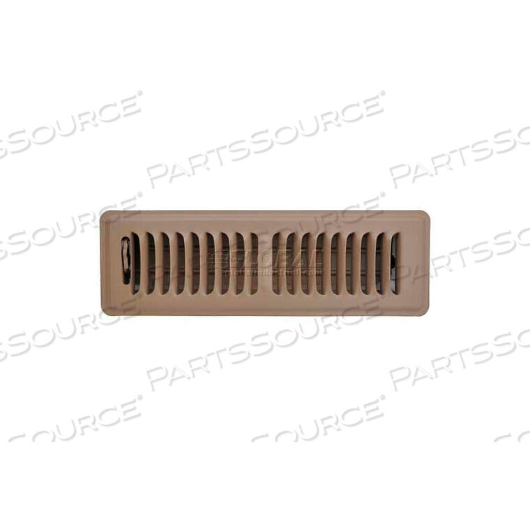 OEM#: SG-210 FLBSPEEDI-GRILLE коричневый напольный вентиляционный регулятор с 2-сторонним отклонением 2 X 10 от Applied Applications Intl, LLC