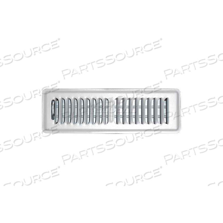 OEM#: SG-210 FLWSPEEDI-GRILLE БЕЛАЯ НАПОЛЬНАЯ РЕГИСТРАТОРНАЯ С 2-СТОРОННИМ ОТКЛОНЕНИЕМ 2 X 10 от Applied Applications Intl, LLC