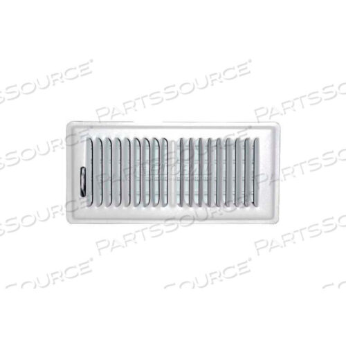 OEM#: SG-410 FLWSPEEDI-GRILLE WHITE FLOOR REGISTER WITH 2 WAY DEFLECTION 4 X 10 by Applied Applications Intl, LLC