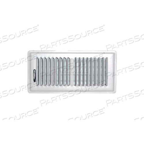 OEM#: SG-412 FLWSPEEDI-GRILLE БЕЛАЯ НАПОЛЬНАЯ РЕГИСТРАТОРНАЯ С 2-СТОРОННИМ ОТКЛОНЕНИЕМ 4 X 12 от Applied Applications Intl, LLC