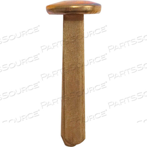 КРЕПЕЖ ИЗ ЦЕЛЬНОЙ ЛАТУНИ С КРУГЛОЙ ГОЛОВКОЙ, 1-1/4, РАЗМЕР 5, 100/BX