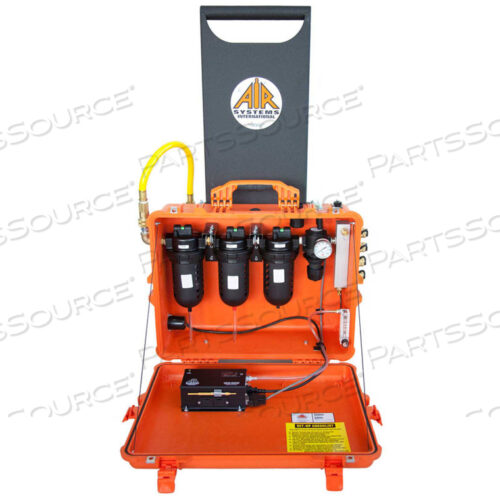 100 КУБ. ФУТОВ/МИН. ТЕЛЕЖКА С ВОЗДУШНЫМ ВОЗДУХОМ, 4 ВЫХОДА, ШРАДЕРНЫЙ ФИТИНГ, BA-100