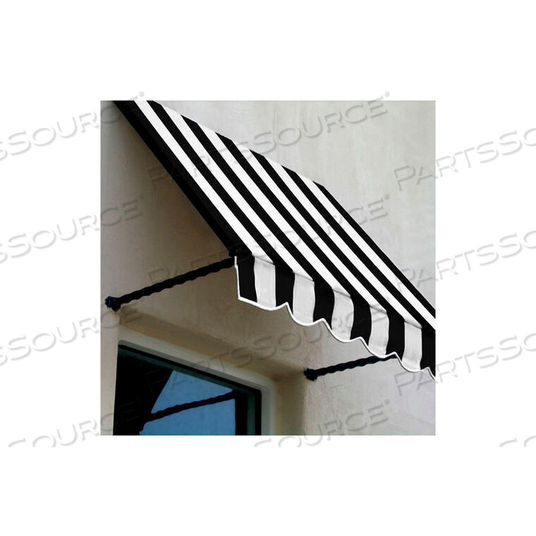 OEM#: SANT21-3KWWINDOW/ENTRY AWNING 3-3/8W X 2-9/16H X 1D BLACK/WHITE от Awntech