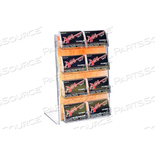 ДВУХСТОРОННЯЯ АКРИЛОВАЯ ВЫВЕСКА HLR С 8 КАРМАНАМИ ДЛЯ ВИЗИТОК, 11 Ш X 8,5 В - КОЛ-ВО В УПАКОВКЕ 2