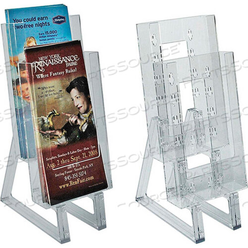 БРОШЮРА 2-ЯРУСНОЙ МОДУЛЬНОЙ СТОЙКИ HLR, 4,5 Ш X 11,5 В, CLR - КОЛ-ВО В УПАКОВКЕ 2