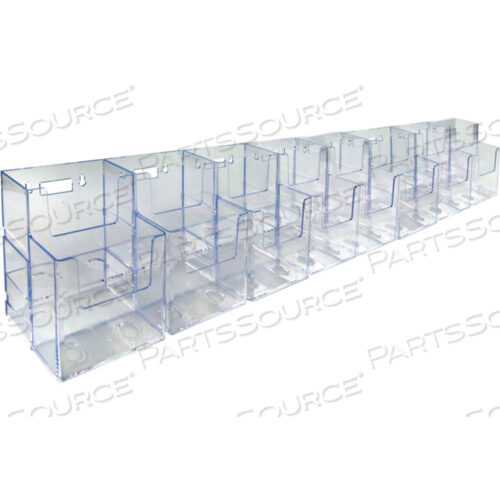 TWO-TIER BROCHURE HOLDER, 37-7/8W X 3-3/4D X 7H