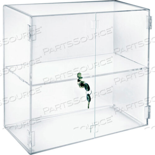 ВИТРИНА НАСТОЛЬНАЯ ЗАКРЫТАЯ С 2 ПОЛКАМИ