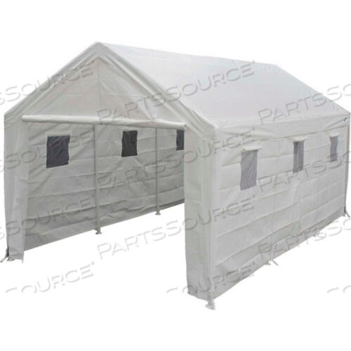 EXTRA HD HERCULES ЗАКРЫТЫЙ НАВЕС С ОКНАМИ 20L X 10W - БЕЛЫЙ