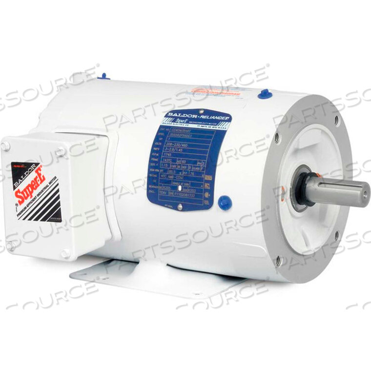 OEM#: CEWDM3550MOTOR, 1.5HP, 3500RPM, 3PH, 60HZ, 56C, 3528M, TENV, F1 от BALDOR