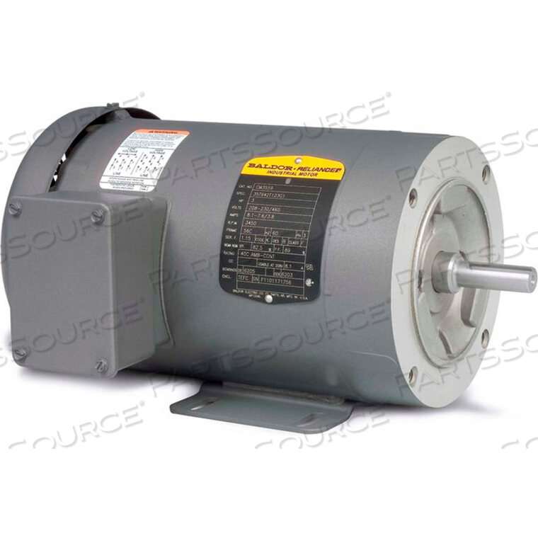 OEM#: CM3534-5MOTOR, .33HP, 1725RPM, 3PH, 60HZ, 56C, 3413M, TEFC, F1 от BALDOR