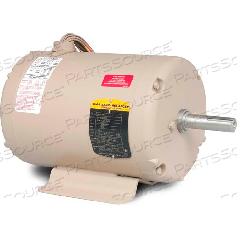 OEM#: UCME153MOTOR, 1.5-3HP, 3450RPM, 3PH, 60HZ, 145TZ, 3524M, TEA от BALDOR