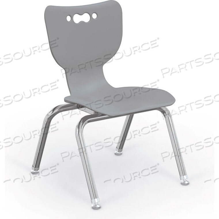 OEM#: 53312-5-GREYHIERARCHY 12 ПЛАСТИКОВЫЙ КЛАССНЫЙ СТУЛЬ - НАБОР ИЗ 5 ШТ. - СЕРЫЙ от Balt