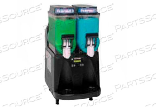ULTRA-2 HP, SLUSHY / GRANITA FROZEN DRINK MACHINE, 2 БУНКЕРА, ЧЕРНЫЙ, 120 В
