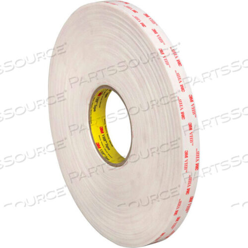 OEM#: VHB494534R4945 ДВУХСТОРОННЯЯ АКРИЛОВАЯ ВСПЕНЕННАЯ ЛЕНТА VHB 3/4 X 5 ЯРД. 45 МИЛ БЕЛАЯ от 3M Consumer