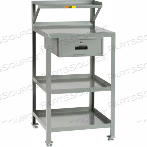 OEM#: PSR-2436-LLDRSHOP СТОЛ - 3 ПОЛКИ 36Ш X 24Г X 49В ПЛОСКАЯ ПОВЕРХНОСТЬ - СЕРЫЙ от Little Giant