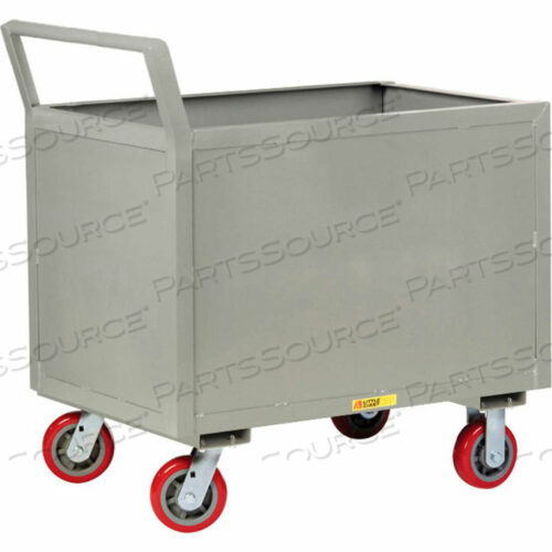 4-СТОРОННИЕ ГРУЗОВЫЕ АВТОМОБИЛИ С РУЧКОЙ ERGO, ЦЕЛЬНЫЕ БОРТА, 2000 ФУНТОВ, 24X48, ПОЛИМЕРНЫЕ КОЛЕСА