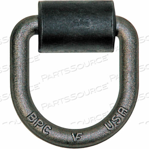 КОВАНОЕ СВАРНОЕ 1/2 D-ОБРАЗНОЕ КОЛЬЦО С КРОНШТЕЙНОМ - СЕРОЕ