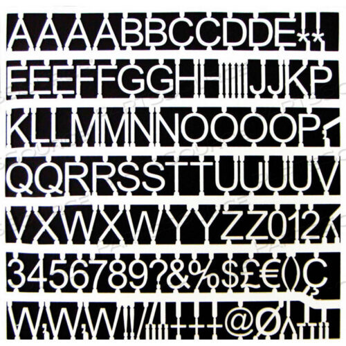 OEM#: CAR0902MASTERVISION .75 БЕЛЫЙ ПЛАСТИКОВЫЙ НАБОР БУКВ, ЦИФР И СИМВОЛОВ от Bi-Silque Visual Communication Products