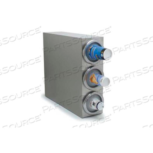 ДИСПЕНСЕР НА 3 ЧАШКИ, МОДЕЛЬ С ВЕРТИКАЛЬНЫМ ШКАФОМ, 25, 7, 21-7/8, НЕРЖАВЕЮЩАЯ СТАЛЬ