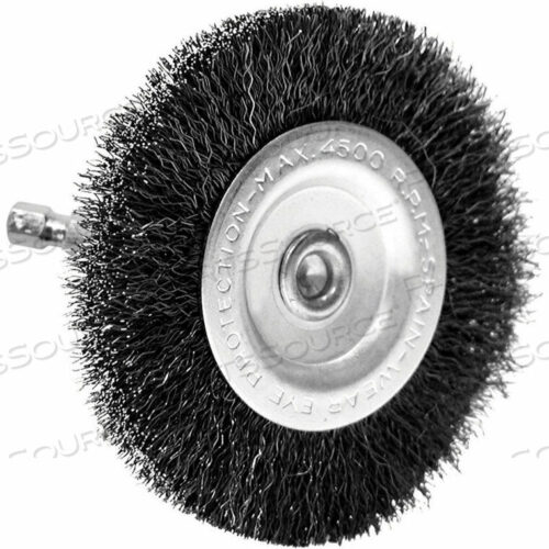 OEM#: 76433DRILL RADIAL WIRE BRUSH 3 DIA. STEEL CRIMPEED от Century Drill And Tool