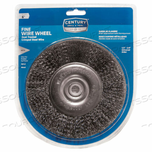 OEM#: 76863КОЛЕСА ДЛЯ ЗАТОЧНОГО СТАНКА ДИАМЕТРОМ 6 СТАЛЬНЫЕ ГОФРИРОВАННЫЕ от Century Drill And Tool