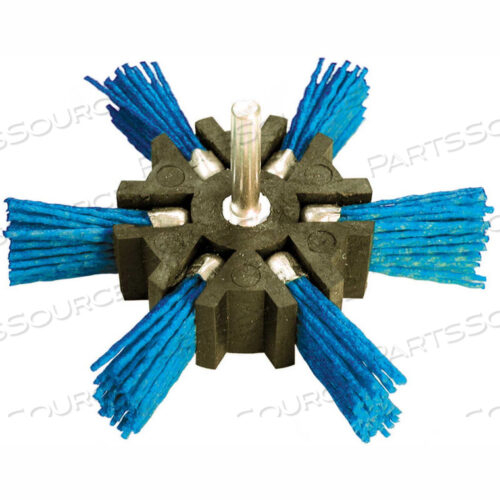 OEM#: 77343ЩЕТКА-ЛЕПЕСТОК 4 ДИАМЕТРА. РАЗМЕР ХВОСТОВИКА 1/4 НЕЙЛОН от Century Drill And Tool