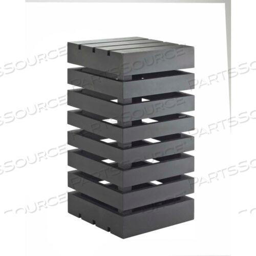 MIDNIGHT BAMBOO CRATE RISERS 9W X 9D X 18H