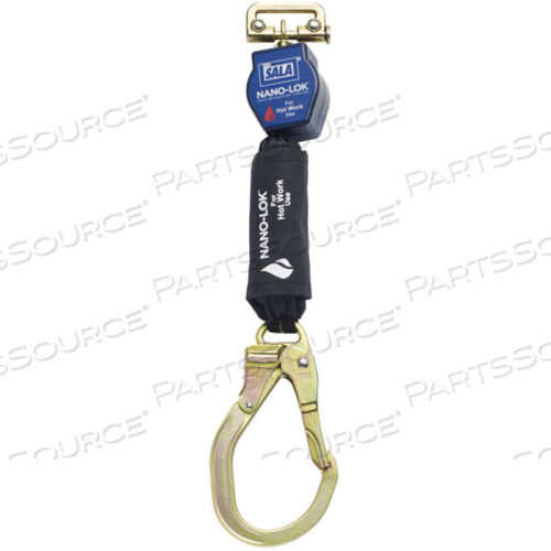 QUICK CONNECT SELF RETRACTING LIFELINE, STEEL LOCK HOOK, 6
