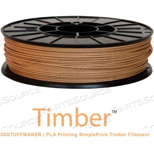НИТЬ PLA ДЛЯ 3D-ПРИНТЕРА TIMBER, 1,75 ММ, 0,60 КГ, КОРИЧНЕВАЯ