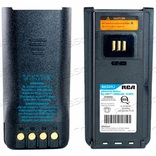 АККУМУЛЯТОРНАЯ БАТАРЕЯ ДЛЯ РАДИОСТАНЦИИ ЛИТИЙ-ИОННАЯ 2000 МАЧ / 14,8 Вт·ч 7,4 В, ДЛЯ RDR4330/5, RDR4360/5, RDR4390/5