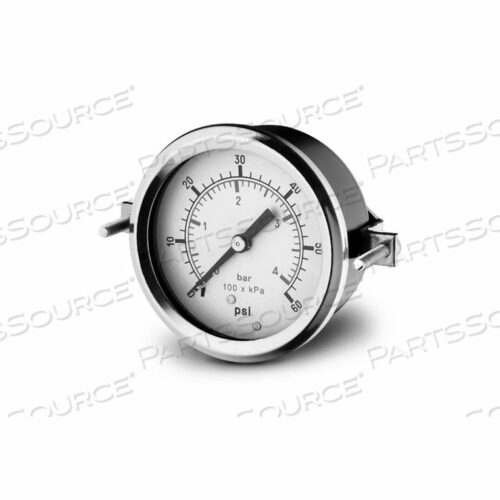 2 1/2 ЖИДКИЙ ГЛИЦЕРИН, ЗАПОЛНЕННЫЙ ПАНЕЛЬ МАНОМЕТРА 60 PSI