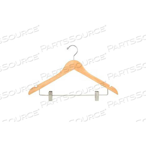 17 Л РЫЧАГ ПОДВЕСКИ С ХРОМИРОВАННЫМ КРЮКОМ И МЕТАЛЛИЧЕСКОЙ ПЕРЕКЛАДИНОЙ С ЗАЖИМАМИ - НАТУРАЛЬНЫЙ