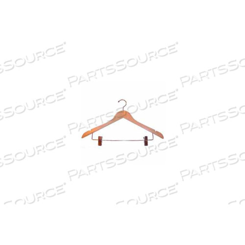 17 Л ПЛОСКИЙ С ХРОМИРОВАННОЙ МЕТАЛЛИЧЕСКОЙ ШТАНГОЙ И ЗАЖИМАМИ - НАТУРАЛЬНЫЙ