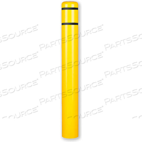 КРЫШКА ДЛЯ СТОЛБА 8-7/8 ДИАМЕТРОМ X 72 H, ЖЕЛТО-ЧЕРНАЯ ЛЕНТА