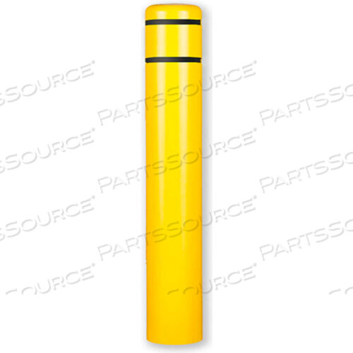 КРЫШКА ДЛЯ СТОЛБА 10-7/8 ДИАМЕТРОМ X 60 ВЫСОТА, ЖЕЛТО-ЧЕРНАЯ ЛЕНТА
