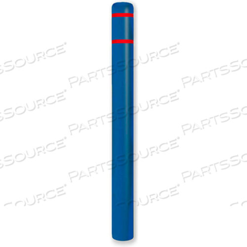 КРЫШКА ДЛЯ СТОЛБЦА 4.5 ДИАМЕТР X 52 ВЫСОТА, СИНЯЯ/КРАСНАЯ ЛЕНТА