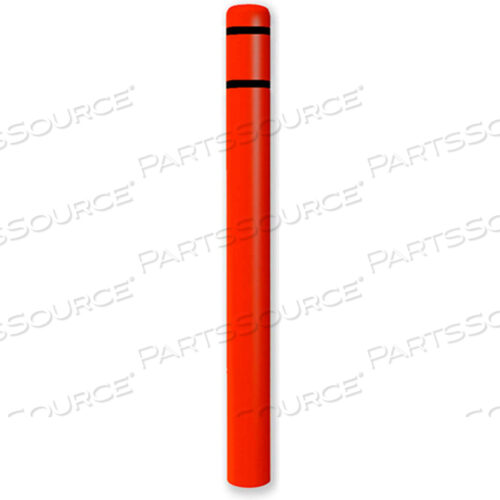 КРЫШКА ДЛЯ СТОЛБЦА 4.5 ДИАМЕТР X 52 ВЫСОТА, КРАСНАЯ/ЧЕРНАЯ ЛЕНТА