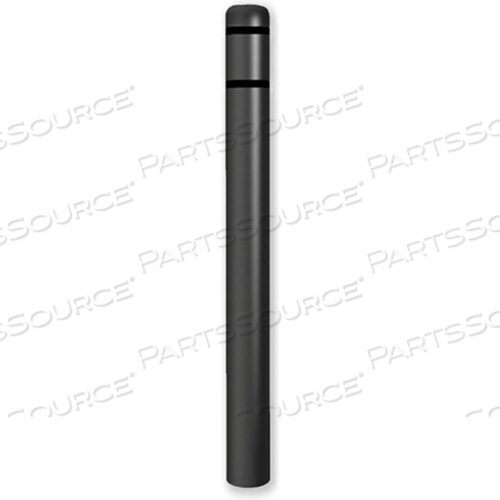 КРЫШКА ДЛЯ СТОЛБА 4.5 ДИАМЕТР X 64 ВЫСОТА, ЧЕРНАЯ/ЧЕРНАЯ ЛЕНТА