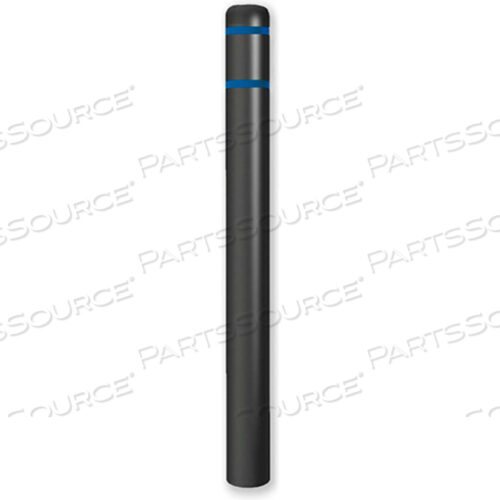 КРЫШКА ДЛЯ СТОЛБЦА 4.5 ДИАМЕТР X 64 ВЫСОТА, ЧЕРНО-СИНЯЯ ЛЕНТА