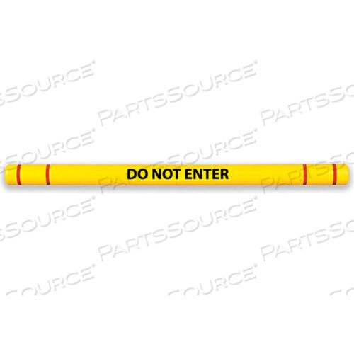 ОГРАНИЧИТЕЛЬ, ДИАМЕТР 4,5 X ДЛИНА 80, ЖЕЛТЫЙ С КРАСНОЙ ЛЕНТОЙ, ВХОД ЗАПРЕЩЕН