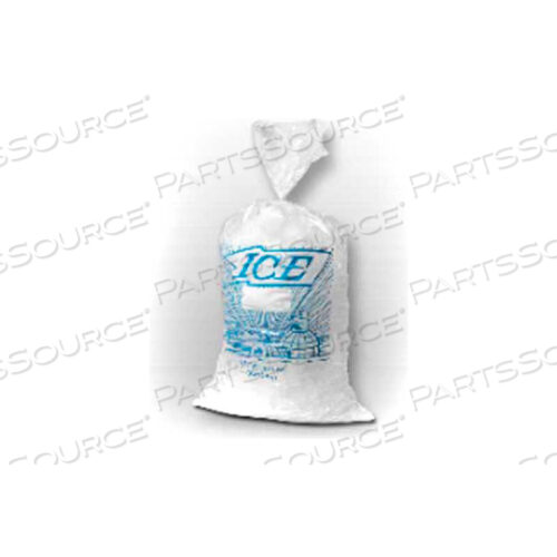 ПЕЧАТНЫЕ МЕТАЛЛОЦЕНОВЫЕ ПАКЕТЫ ДЛЯ ЛЬДА 15 X 30, 2 МИЛ, КОЛ-ВО В УПАКОВКЕ 500