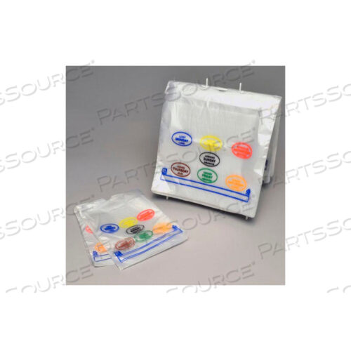 ПЕЧАТНЫЕ ПАКЕТЫ ДЛЯ ПОРЦИОННОГО КОНТРОЛЯ - ВСЕ ДНИ (7 ЦВЕТОВ) 8,5 X 10 0,5 МИЛ, КОЛ-ВО В УПАКОВКЕ 2000