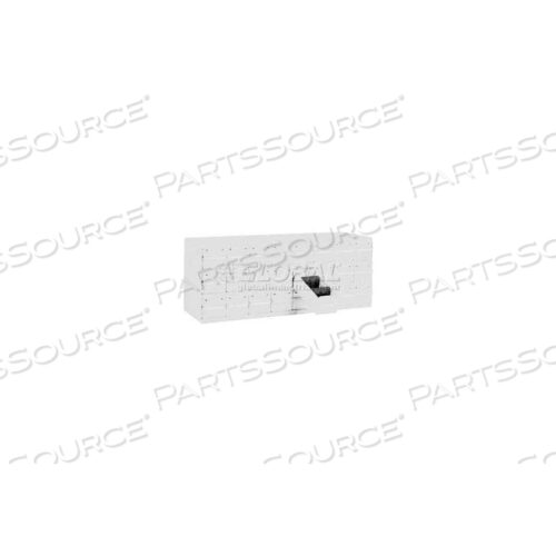 ШКАФ С 18 ЯЩИКАМИ, 34-1/8 Ш X 18 Г X 13-5/8 В, ГЛАДКИЙ ОТРАЖАЮЩИЙ БЕЛЫЙ