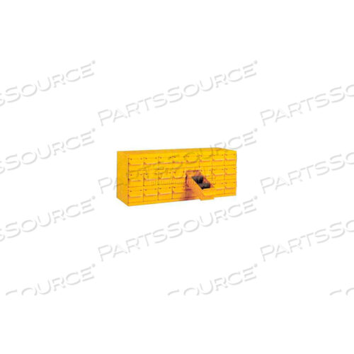 ШКАФ С 18 ЯЩИКАМИ, 34-1/8 Ш X 18 Г X 13-5/8 В, ТЕКСТУРИРОВАННЫЙ БЕЗОПАСНЫЙ ЖЕЛТЫЙ