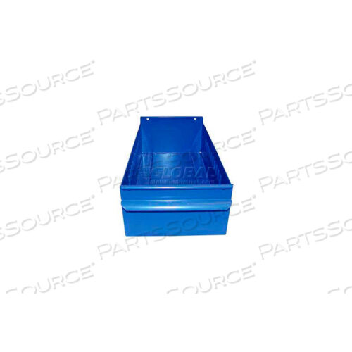 ИНДИВИДУАЛЬНАЯ МЕТАЛЛИЧЕСКАЯ ПОЛКА-ЯЩИК, 4-1/4 Ш X 11 Г X 3-1/8 В, ТЕКСТУРИРОВАННАЯ, ЦВЕТ REGAL BLUE