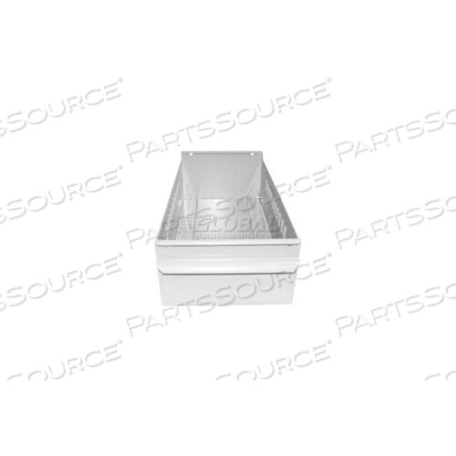 ИНДИВИДУАЛЬНАЯ МЕТАЛЛИЧЕСКАЯ ПОЛКА-ЯЩИК, 4-1/4 Ш X 11 Г X 3-1/8 В, ГЛАДКАЯ ОТРАЖАЮЩАЯ БЕЛАЯ